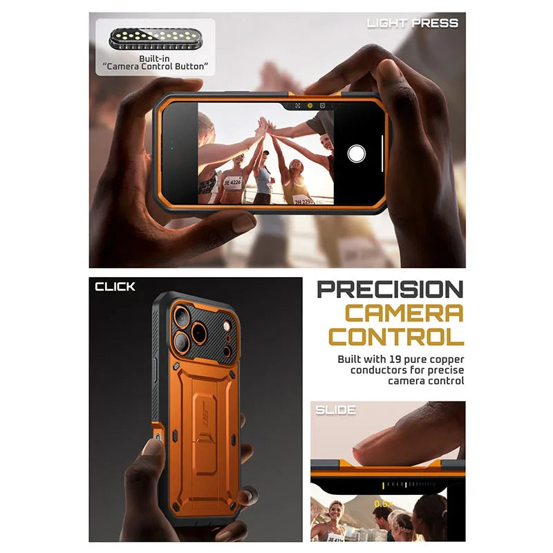 SUPCASE For iPhone 17 Pro Max Case 6.9" (2025) UB Pro Full-Body Heavy Duty Rugged Phone Case with Built-in Screen Protector