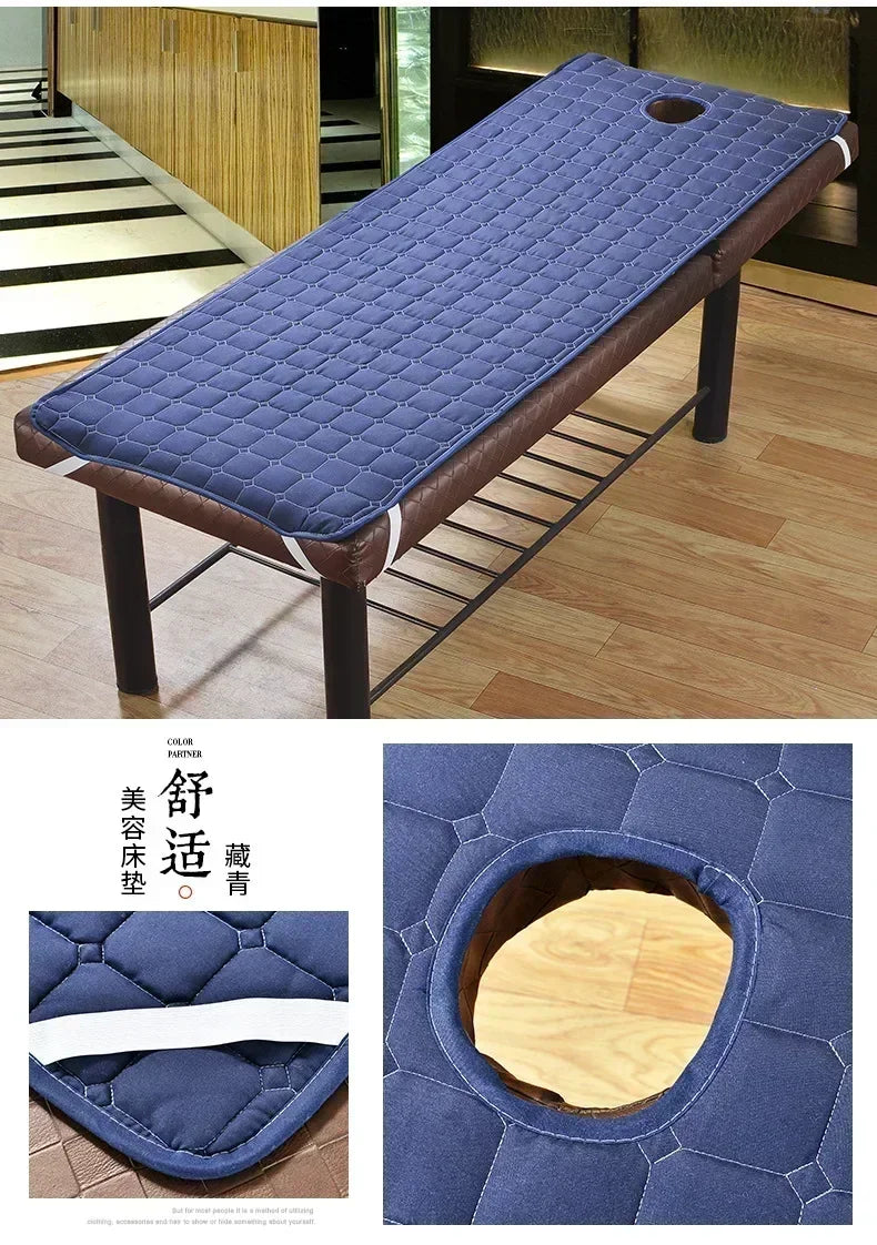 Home Textile Solid Color Anti Slip Winter Mattress for Beauty Salon Massage SPA