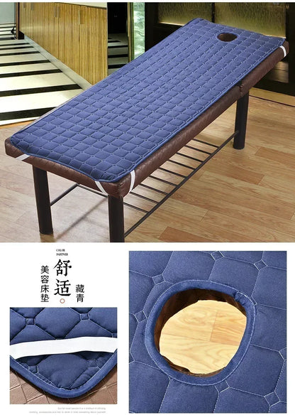 Home Textile Solid Color Anti Slip Winter Mattress for Beauty Salon Massage SPA
