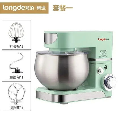 Small Household Chef Machine. Whip Cream Stirring. Multi-Function Dough Mixing. Cake Mixer. Stand Mixer.