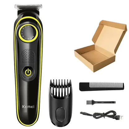 Hair Clipper Kemei KM-696 Multifunctional Trimmer for Men Electric Shaver for Men's Razor Nose 5 in 1 Professional Trimmer