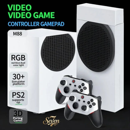 M88 Game Console Stick 128G Supports 30+ Emulators 20000 Games Portable 4K 60 Simulators Wireless Controller 3D TV Support PS2