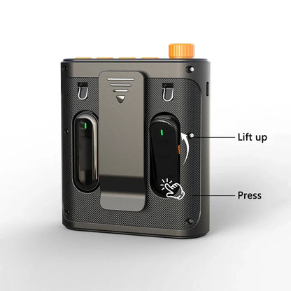 Mini Wireless Megaphone Speaker With Lavalier microphone Portable Voice Amplifier for Teachers, Elderly, Tour Guides, Coaches,