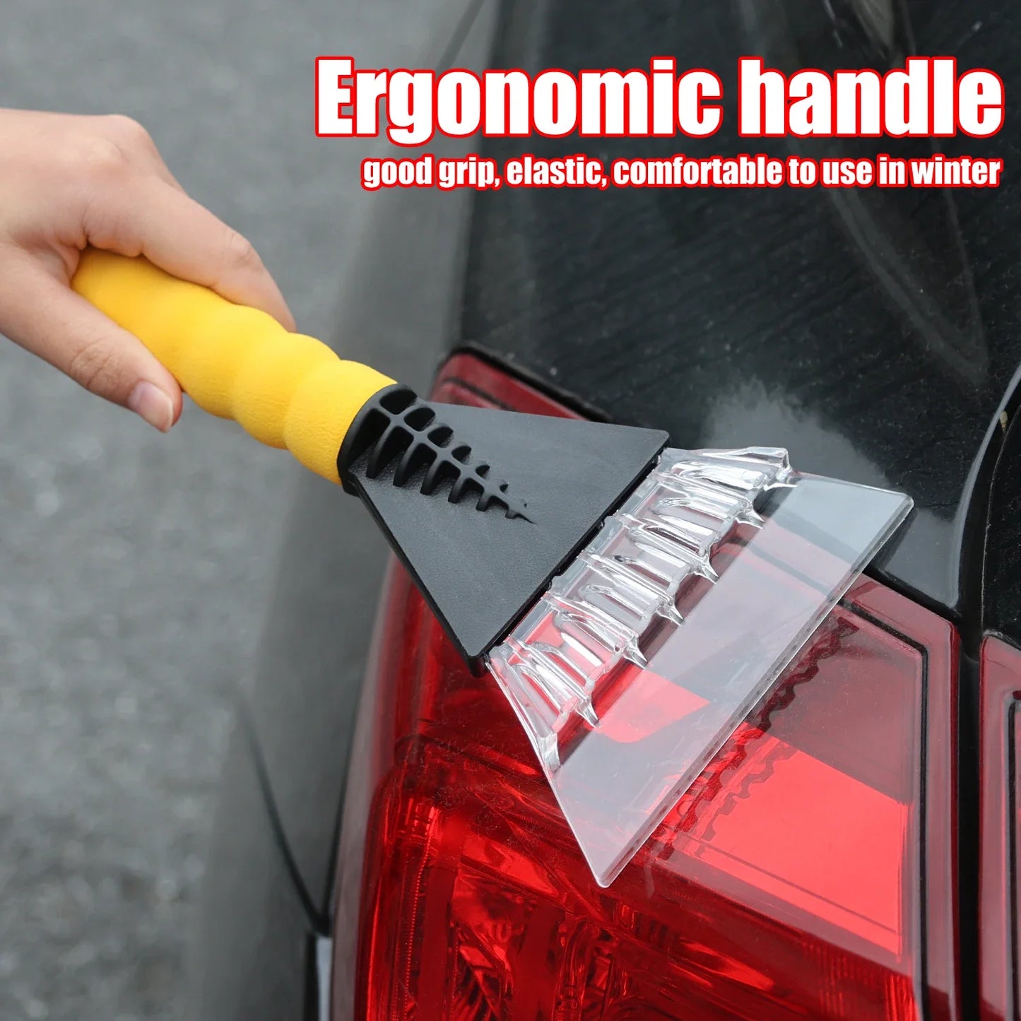 Car Ice Scraper Windshield Ice Breaker Quick Clean Glass Brushes Snow Remover Tool Auto Window Winter Snow Brushes Shovel