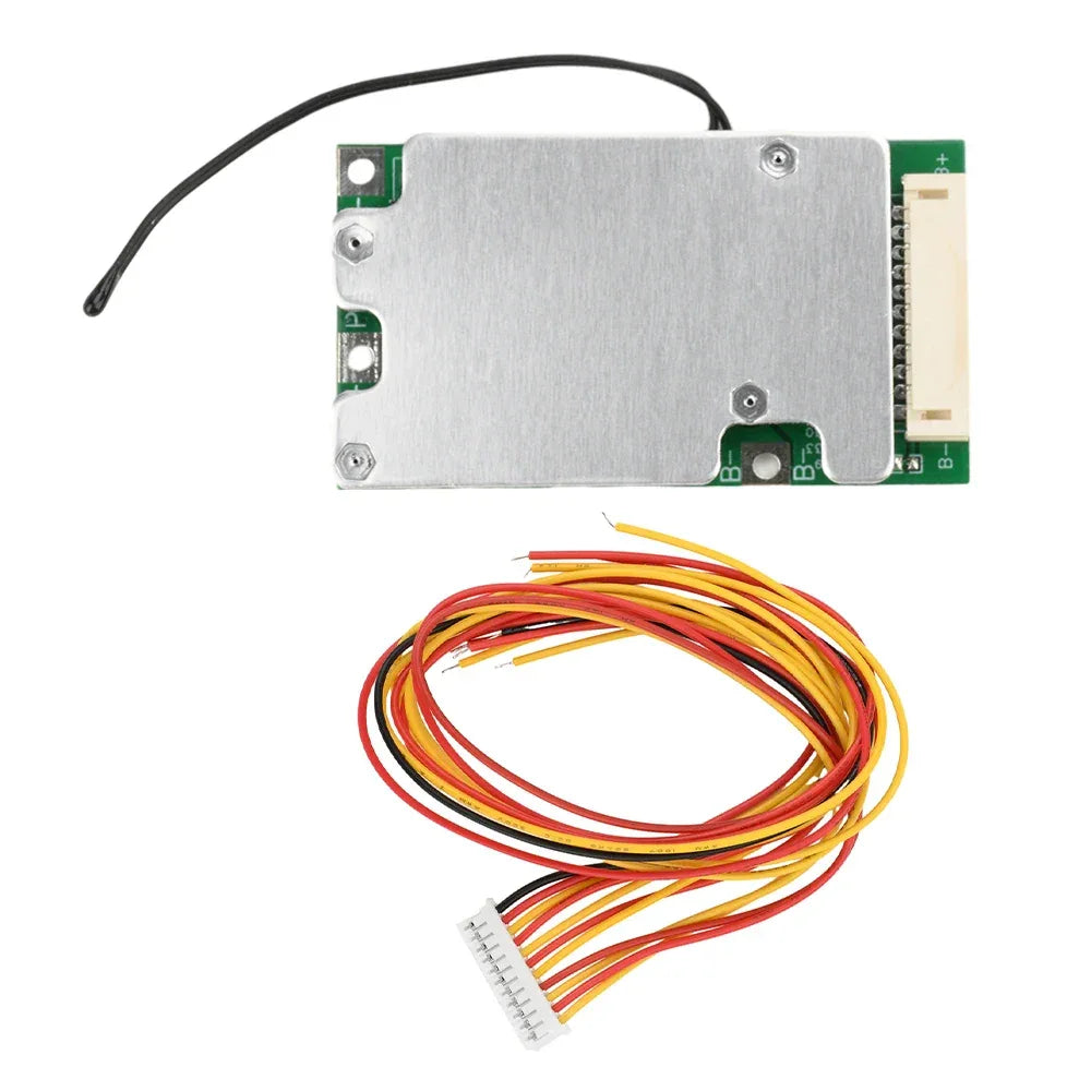 BMS 10S 36V 30A Same Port Split Port Lithium Battery Protection Board with Equalization 18650 Battery Balanced Protection Board