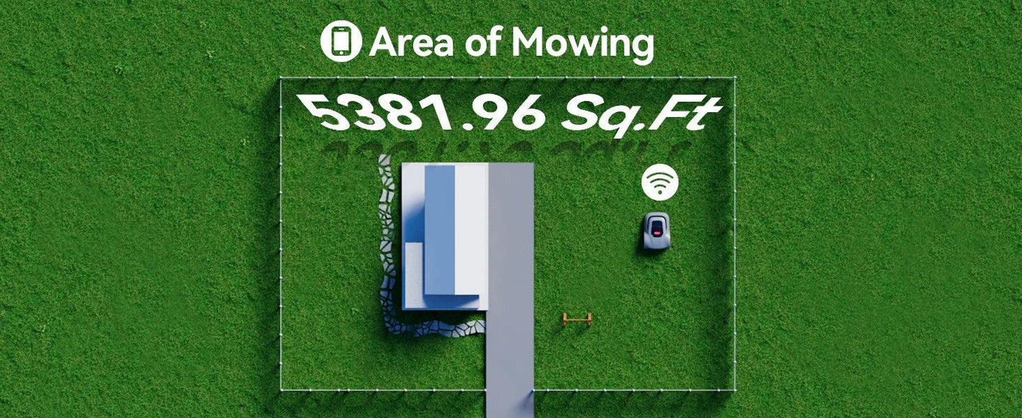 C-TOF Robotic Lawn Mower Redkey MGC800 MGC1000 Lawn Mower Robot Cable Break Detection Climbing 45% App Control Automatic Cutting