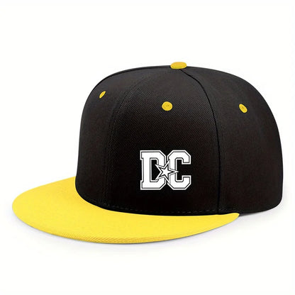 Unisex Letter Print Hip-hop Snapback Cap Outdoor Adjustable Casual Baseball Caps Sunscreen Sun Hat Streetwear