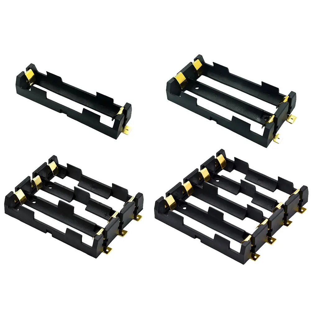 18650 SMT Battery Holder 18650 SMD Battery Box With Bronze Pins Rechargeable Battery Storage Box Case Holder Power Bank 3.7V