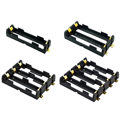 18650 SMT Battery Holder 18650 SMD Battery Box With Bronze Pins Rechargeable Battery Storage Box Case Holder Power Bank 3.7V