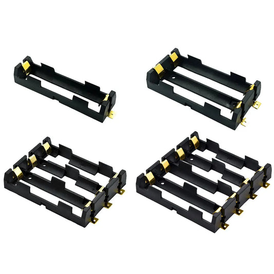 18650 SMT Battery Holder 18650 SMD Battery Box With Bronze Pins Rechargeable Battery Storage Box Case Holder Power Bank 3.7V