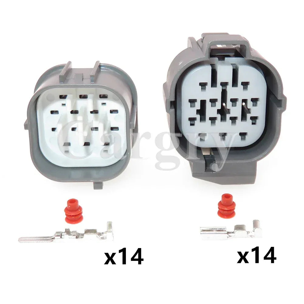 1 Set 14P 6181-0077 6189-0136 6918-0337 AC Assembly Automotive Electric Wire Connector Car Waterproof Socket