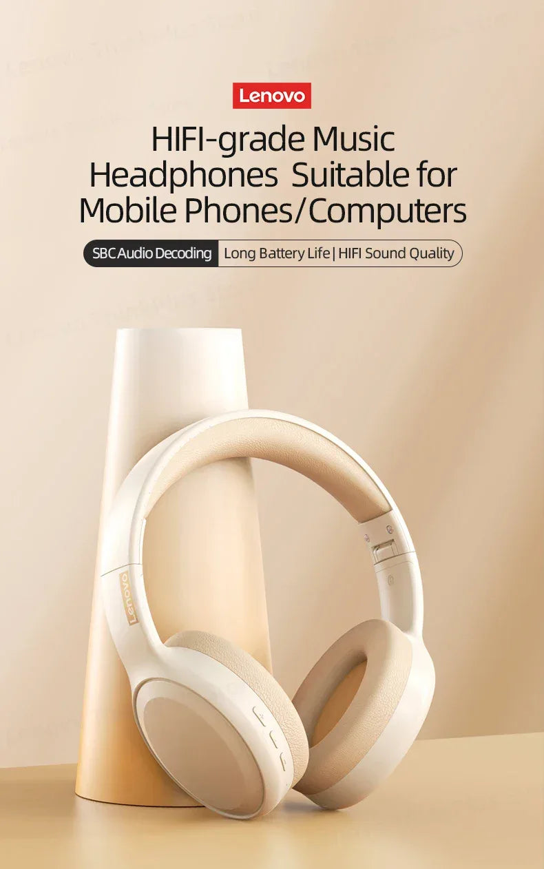 Original Lenovo th30 wireless earphone Bluetooth earphone 5,0 foldable headset sports earphone gaming earphone