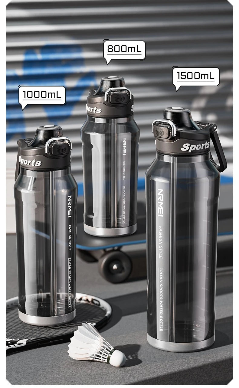 1L Sports Bottle Tritan Drinking Plastic Water Jug Fitness Bicycle Climbing Outdoor Bottle Water Cup