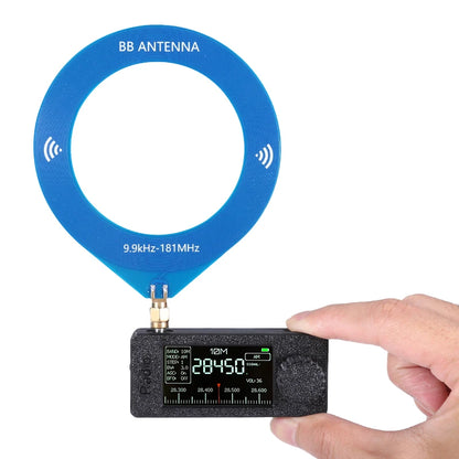 1.9inch IPS Screen LSB USB AM FM FM/AM Radio  0.5-108mhz SI4732 Mini Pocket Radio  HF SW MW VHF Radio with Donut  Antenna