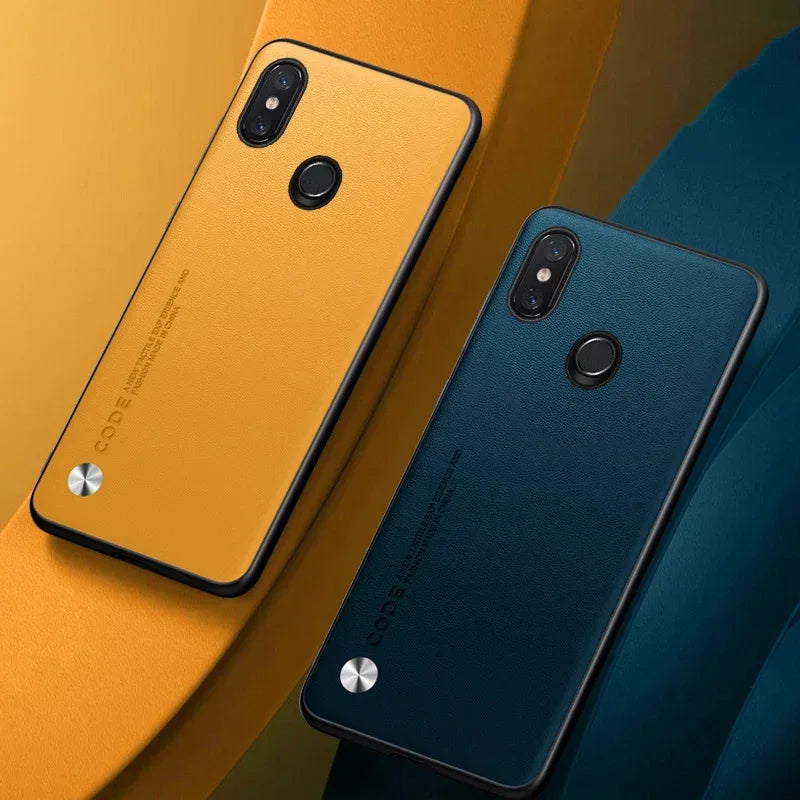 Luxury PU Leather Case For Xiaomi Mi 8 Mi8 Back Cover Matte Silicone Full Protection Phone Case For Xiaomi 8 Xiaomi8 Coque