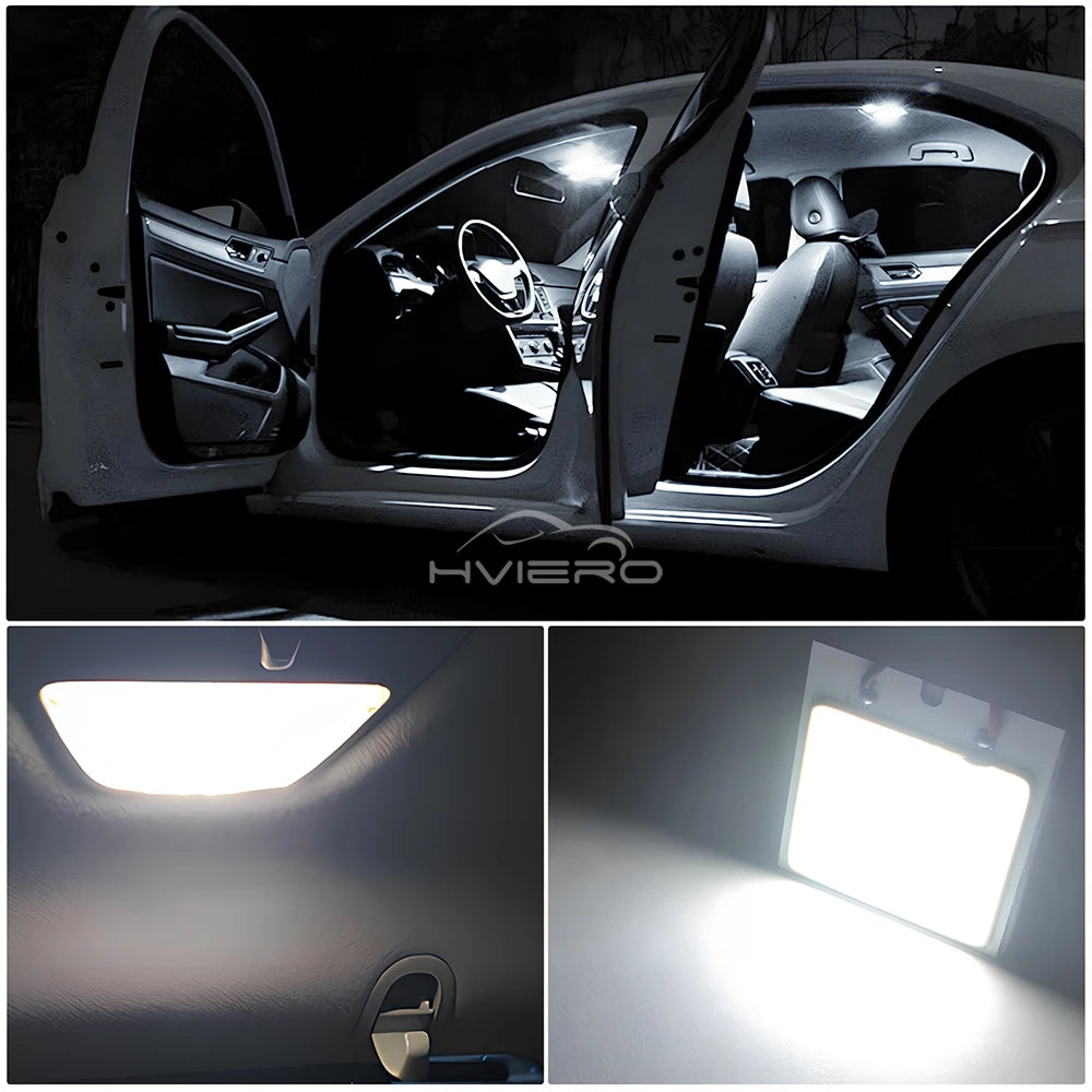 T10 C5W Car Led Cob 16/24/36/48SMD White Parking Bulb Auto Interior Reading Panel Lamp Super Bright Festoon License Plate Lights