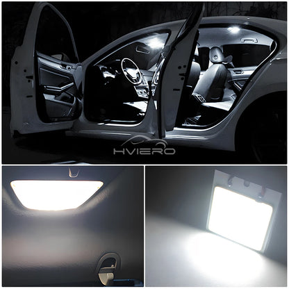 T10 C5W Car Led Cob 16/24/36/48SMD White Parking Bulb Auto Interior Reading Panel Lamp Super Bright Festoon License Plate Lights