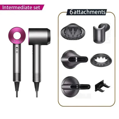 Sèche-cheveux Super Hair Dryer 220V sans balais, soin capillaire personnel, coiffage, outil à ions négatifs, programme de séchage, sèche-cheveux électrique à ions négatifs