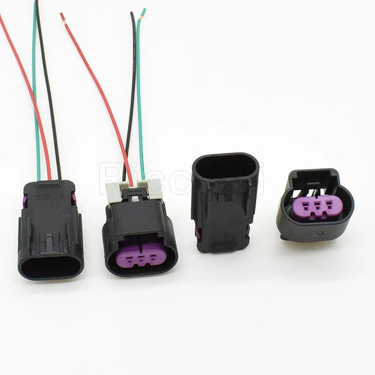 1 Set Female Male 15326808 13519047 3 Way GT 150 Auto Plug For Fuel Sensor Applications GM Delphi Connector