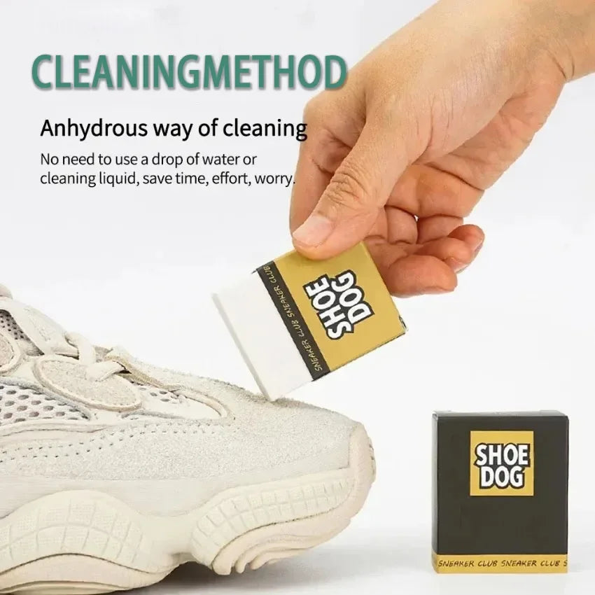Shoe Cleaning Eraser Set - Stain Remover, Brush Included, Ideal for Sneakers & General Decontamination