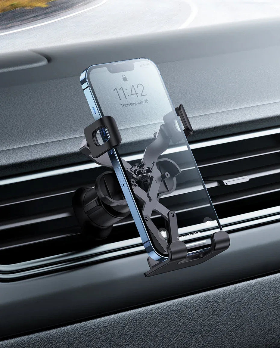 Baseus Car Phone Holder for Car Air Vent Mount Phone Holder Stand for iPhone Samsung Gravity Mobile Phone Holder Gps Flexible