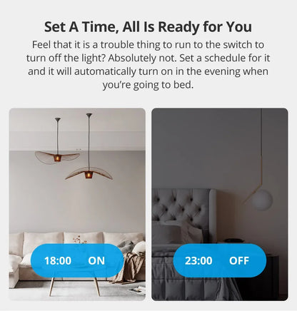 SONOFF TX US Wall Smart Switch 433Mhz RF Remote Control Wi-Fi Touch Switch via eWeLink APP Works With Alexa Google Home