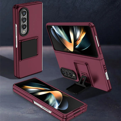 Anti-Shock Portable Stand Case for Samsung Galaxy Z Fold 7 6 4 5 5G fold7 fold6 Fold5 Fold3 Fold4 Fold 3 Phone Accessories Capa