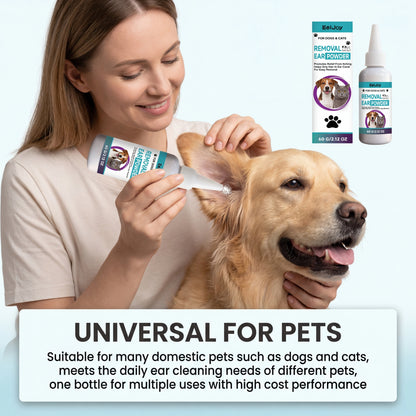 Pet Ear Cleaning Powder for Dogs and Cats Professional Ear Hair Plucking Powder Relieve Itching Keep Dry Pet Ear Care Supplies