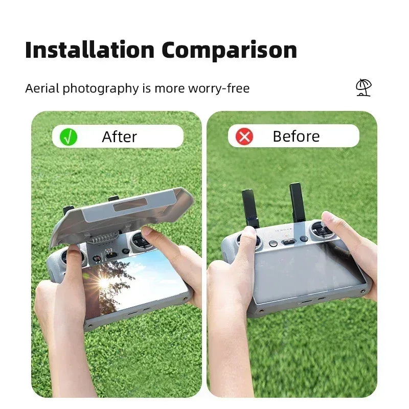 BRDRC Sun Hood Screen Protector Shell for DJI Mavic 4 Pro/NEO/Flip/Mini 4 Pro/Air 3S Full Screen Protection for DJI RC 2