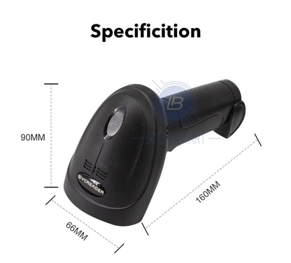 1D 2D Barcode Scanner Wired Wireless Bluetooth Bar Code Reader Omni-directional Scanning For Supermarket Logistics Product