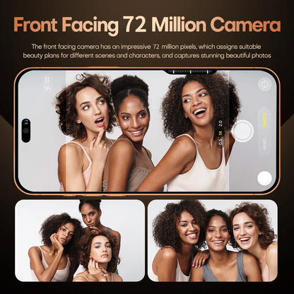 Hot 2026 High Quality i17 Pro Max Original Intelligent 4G 5G Dual Card Dual Standby System Global Version 8000mAh Battery