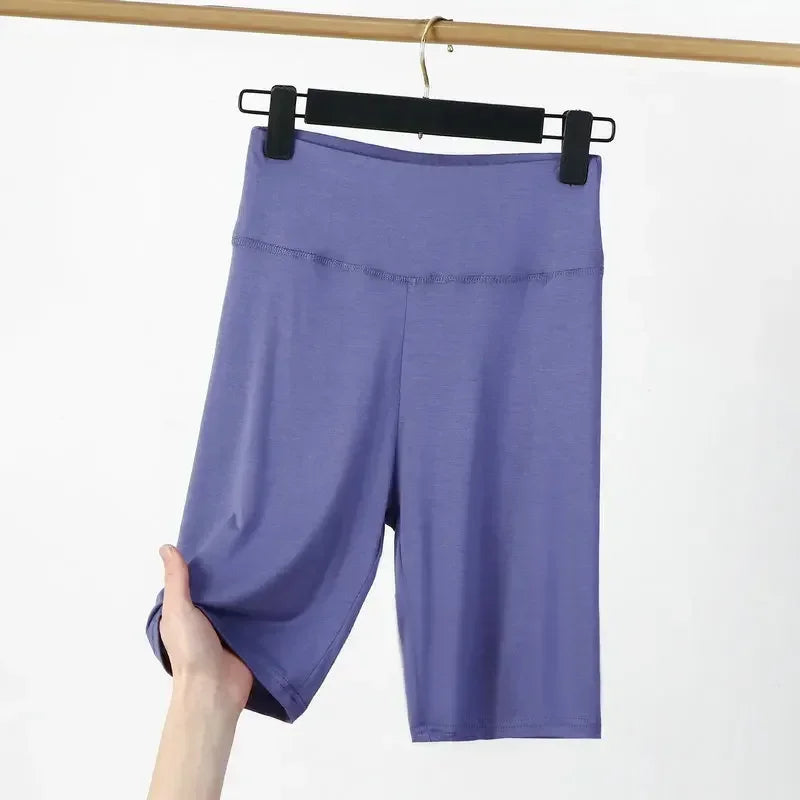 Plus Size Safety Shorts Women Summer Cotton Elastic Boyshorts Panties Female High Waist Anti Rubbing Underskirt Shorts 45-130KG