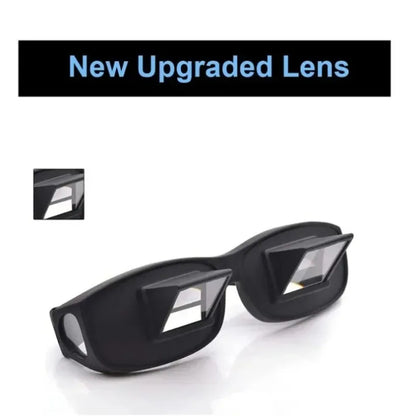 Lazy Eyeglasses Lazy Reading Glasses HD Eyeglasses Prismatic Periscope Eyeglasses for Reading and Watching TV While Lying Down