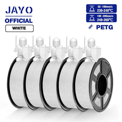 JAYO PLA/PLA META/PETG/SILK/PLA+/Wood/ ABS/Marble 3D Printer Filament 1.75mm 5KG 3D Printing Materials for 3D Printer&3D Pen