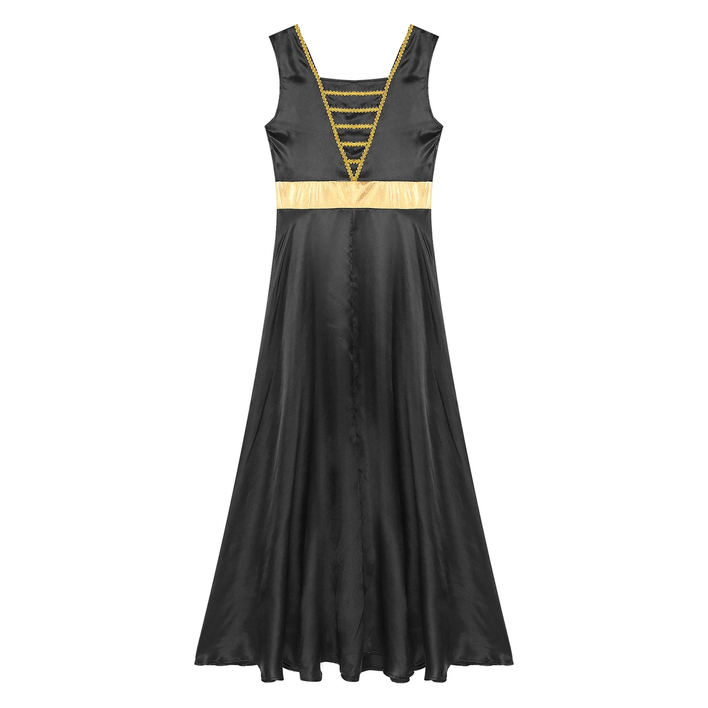 Women Robe Praise Lyrical Dance Dress Church Choir Worship Liturgical Performance Costume Sleeveless Tunic Gown Dancewear Clothe