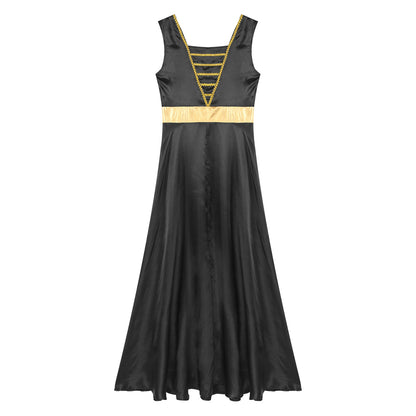 Women Robe Praise Lyrical Dance Dress Church Choir Worship Liturgical Performance Costume Sleeveless Tunic Gown Dancewear Clothe