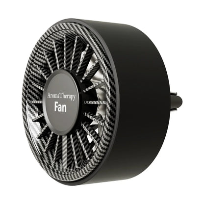 New car aromatherapy fan, USB cool seven color ambient lighting, three adjustable car fans, large truck van car fan