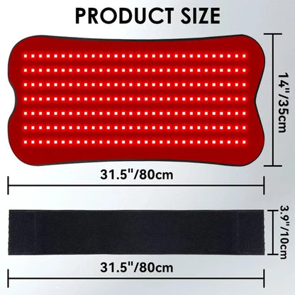 210pcs LED Bead Red Light Belt Red Infrared Light Therapy Pad LED Beauty Devices for Face and Body Back Knee Hands Feet Relief