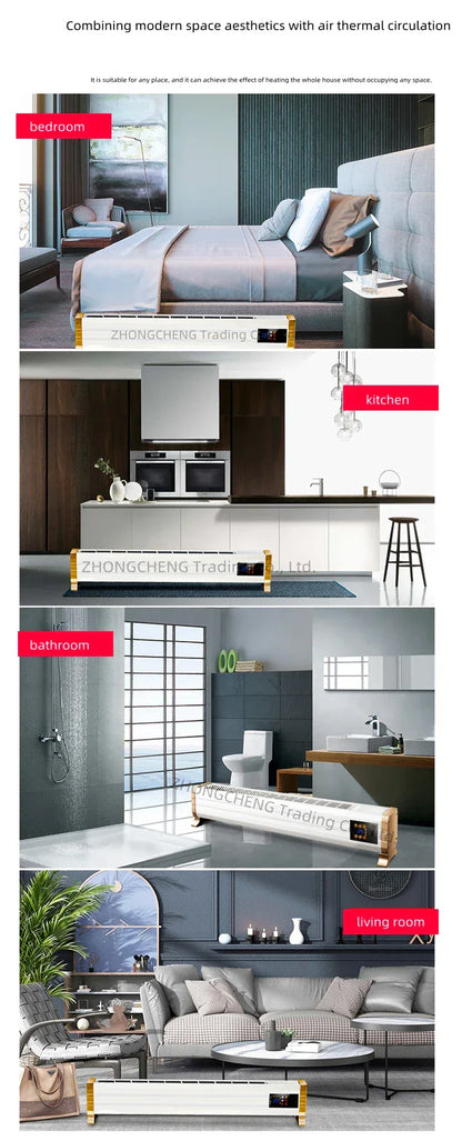 Baseboard heater household electric radiator energy-saving power-saving speed heat electric heater convection heater