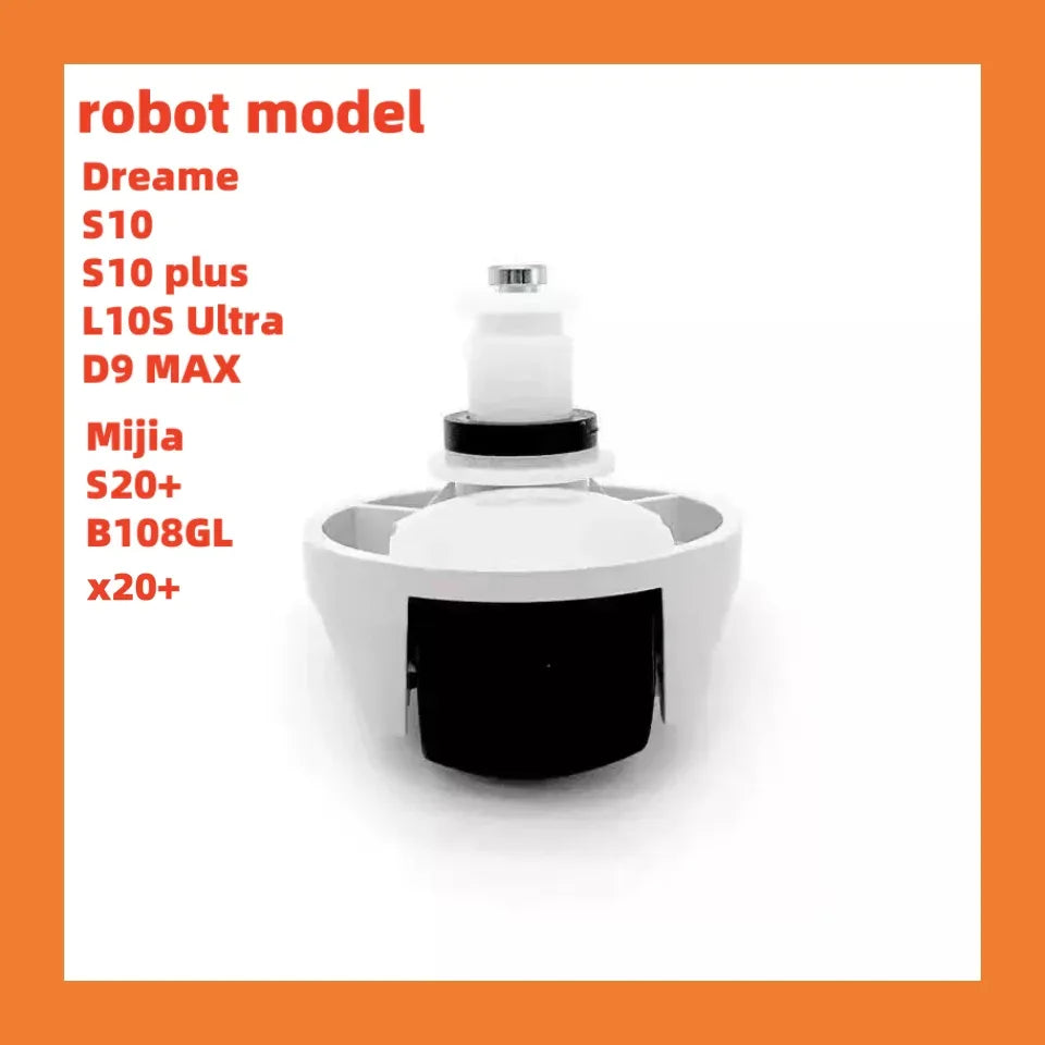Front wheel accessories compatible with Dreame S10 S10 plus L10S Ultra D9 MAX Xiaomi S20+ B108GL x20+ vacuum cleaner