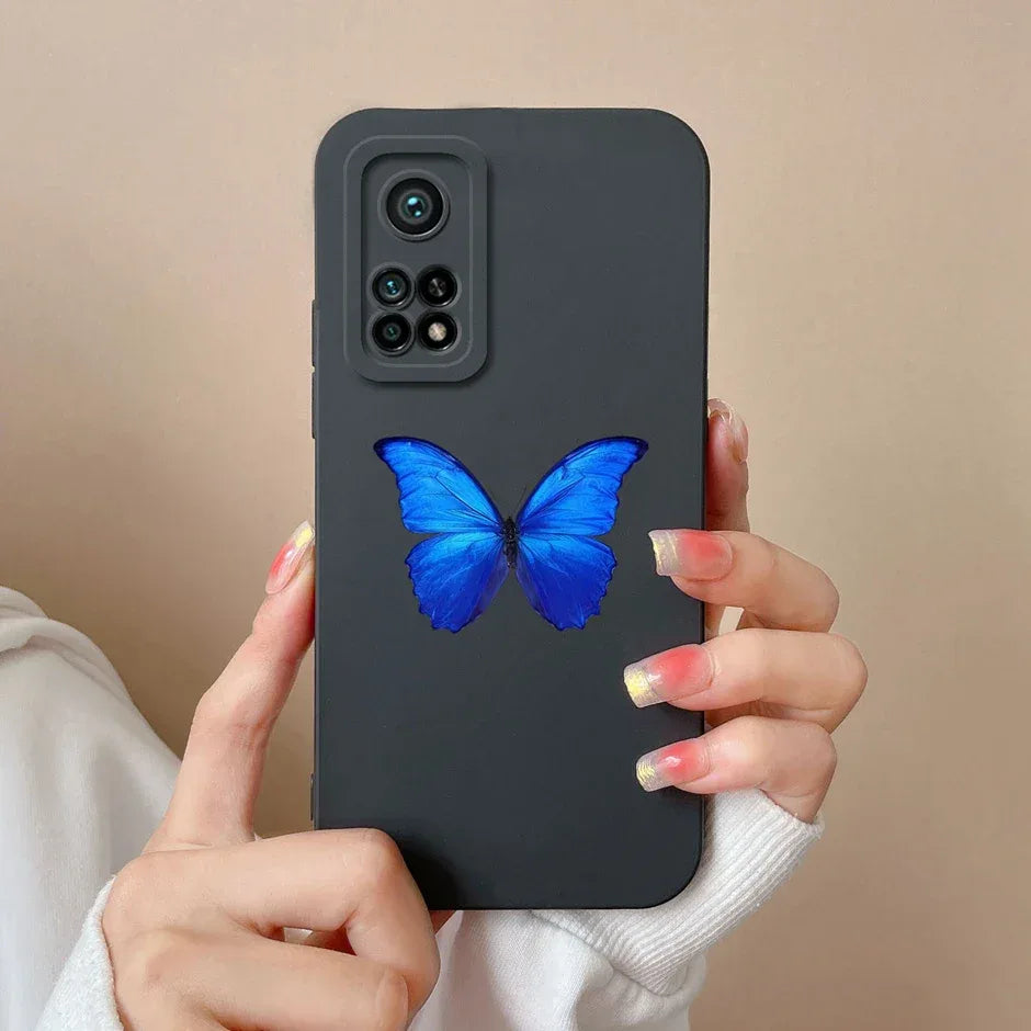 For Xiaomi Mi 10T 5G Phone Case Matte Liquid Silicone Shell For Xiaomi Mi 10T Pro 5G Cute Cat Cartoons Ultrathin Fashion Fundas