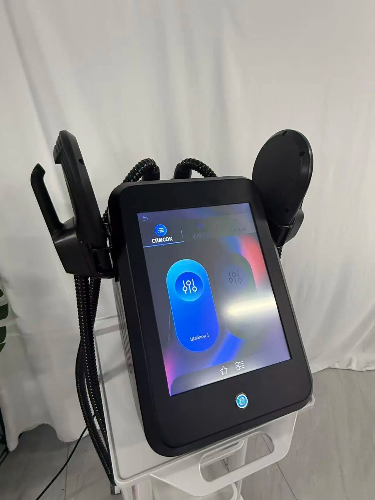 6500W EMS Body Sculpting Machine Myoslim Fat-Burning Muscle Stimulator RF Butt Lifting Slimming Device