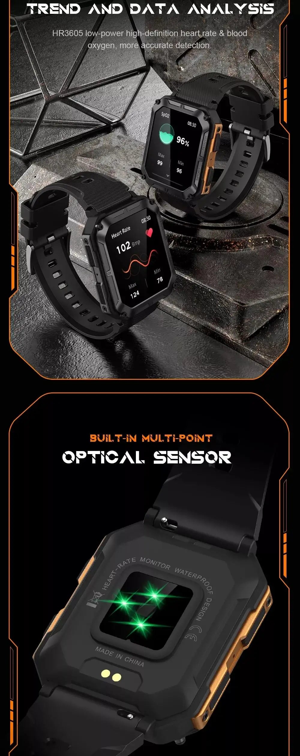 Smart Watch C20 PRO 1.83 Inch Men Music BT Call Outdoor Sports Fitness Tracker Heart Rate Blood Pressure Smartwatch