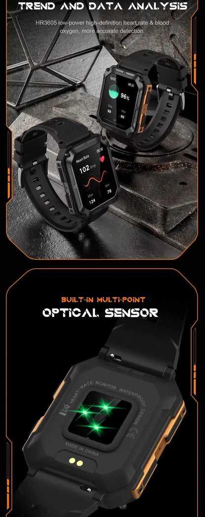 Smart Watch C20 PRO 1.83 Inch Men Music BT Call Outdoor Sports Fitness Tracker Heart Rate Blood Pressure Smartwatch