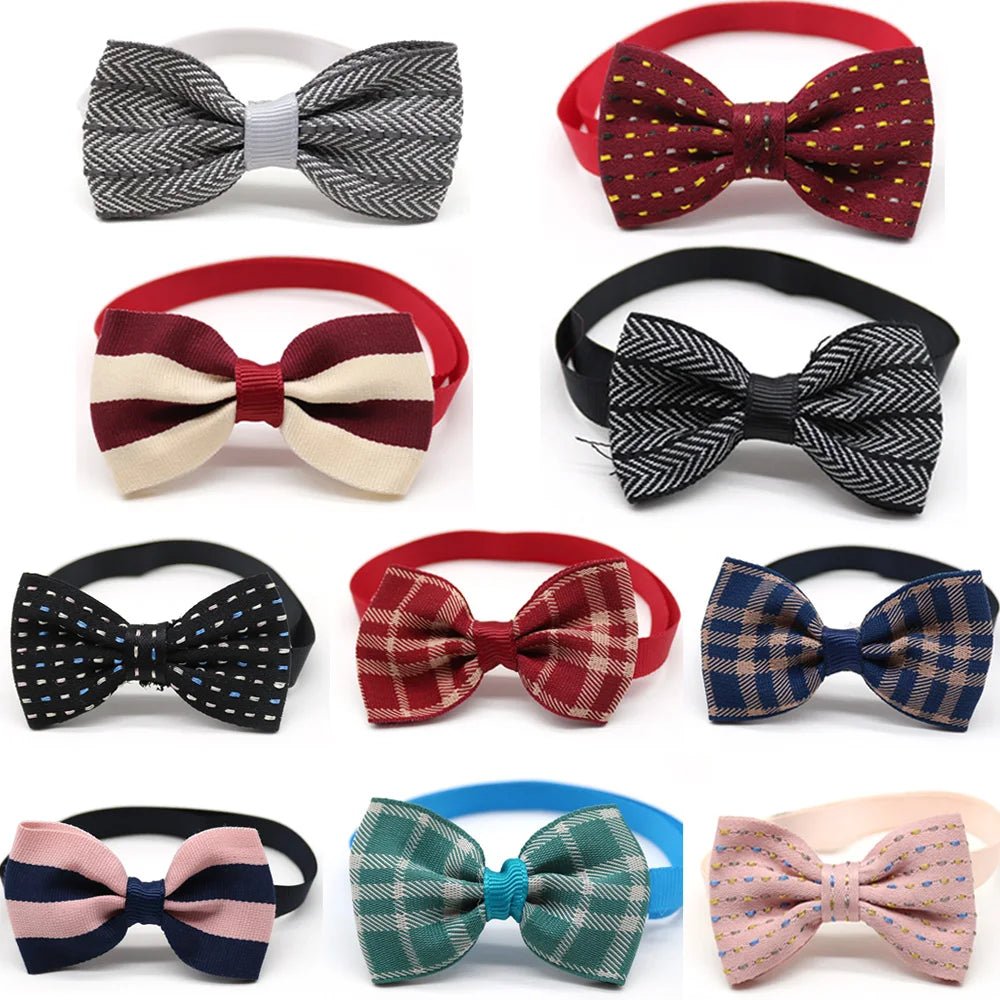 20pcs Dog Acccessories Dog Bow Tie  Bulk Dog Collar Bow Dog Bowtie Small Dog Cat Pet Supplies Dog Fashion Accessoreis Bow