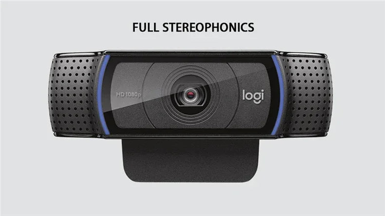 Logitech C920e HD Pro Webcam Widescreen Video Chat Recording USB Smart 1080p Web Camera For Computer C920 Upgrade Version CMOS