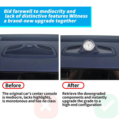 for Renault Grand Koleos 2024 2025 Dashboard Clock Center Console  Electronic Quartz Clock Accessories