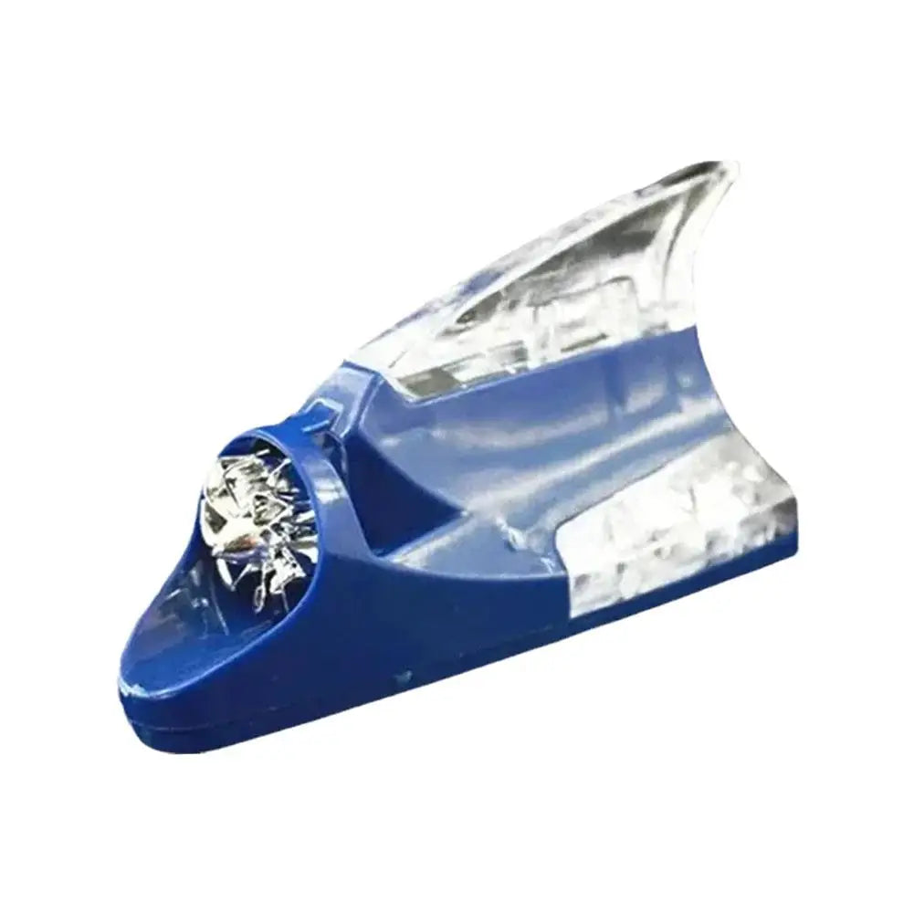 Car Auto Styling Wind And Power Shark Fin Shaped Receiving Antenna LED Warning Flashing Light Lamp
