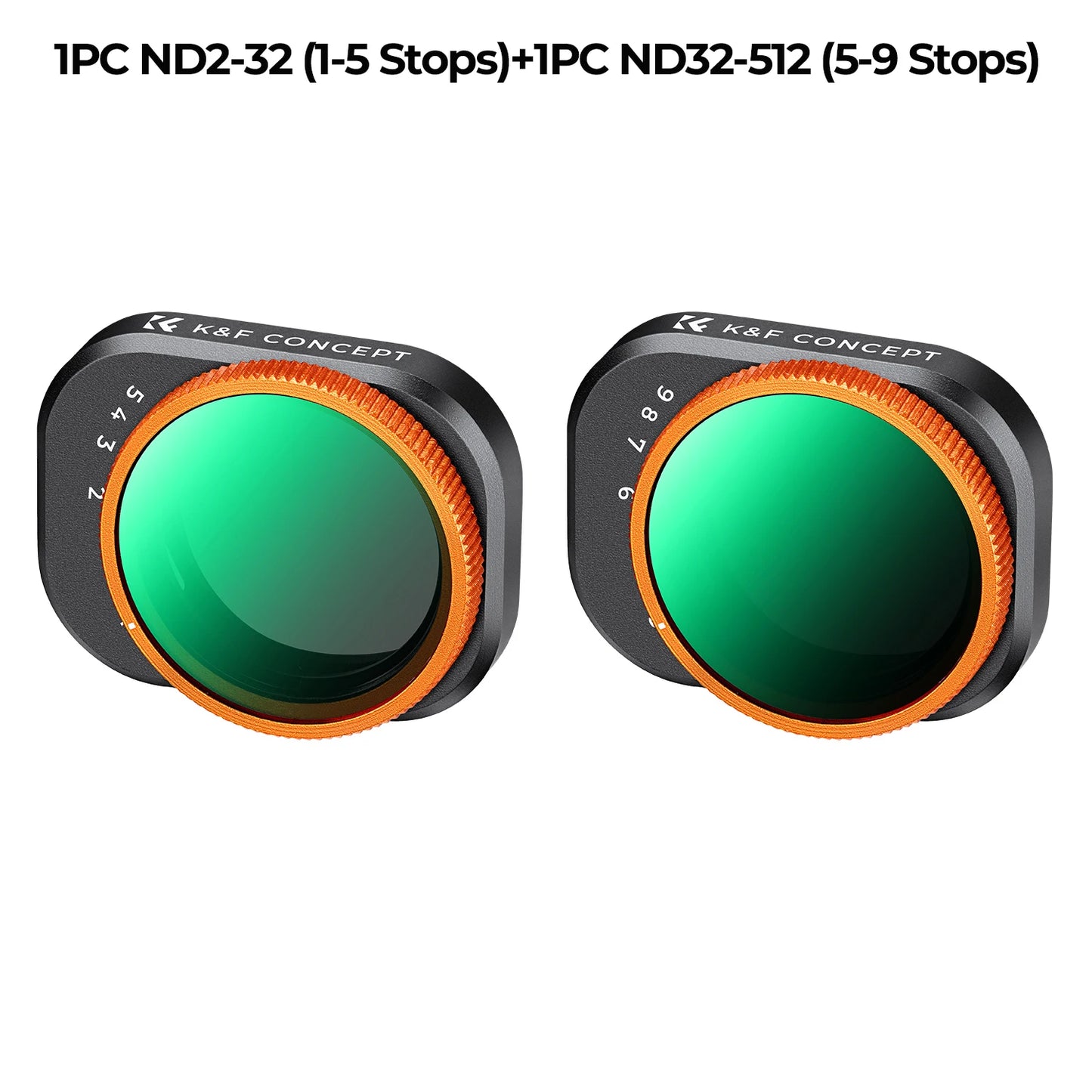 K&F CONCEPT Drone Lenses Filter for DJI Mini 4 Pro Filter UV CPL ND NDPL16 32 64 128 256 Black Mist 1/4 ND1000 Camera Filter Set