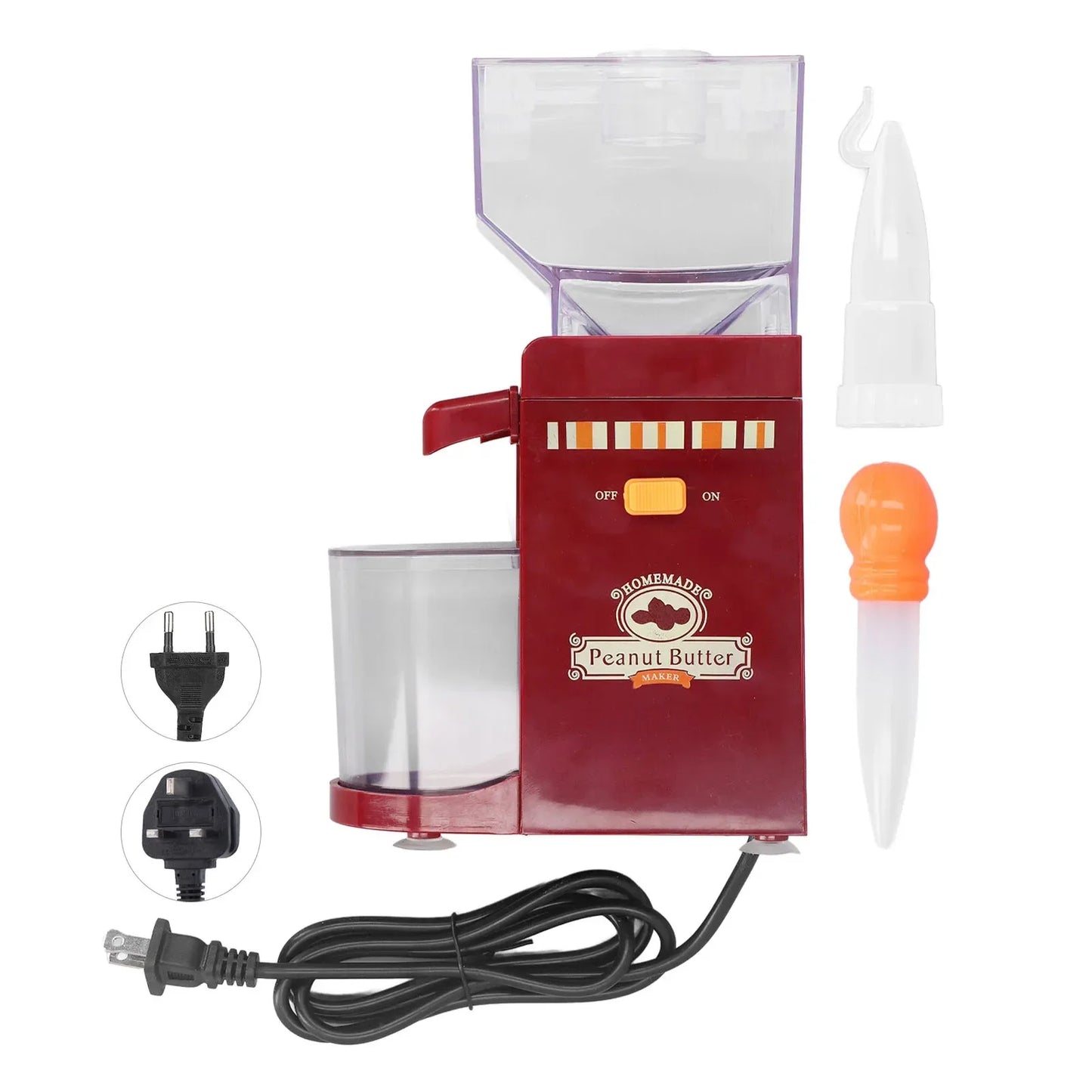 Peanut Butter Maker Home Electric Grain Grinder Anti Slip Sesame Sauce Mill Nut Butter Machine for Groundnut Almonds Cashews Haz